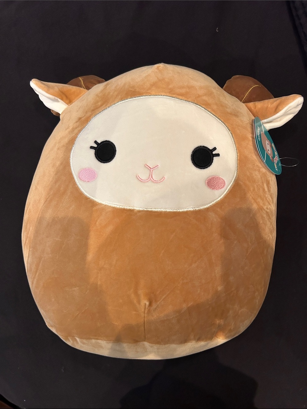 Reggie the Ram Squishmallow - 14” - Tan & Cream